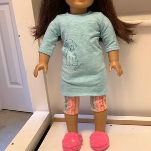 American Girl Honey Puppy Pajama Set